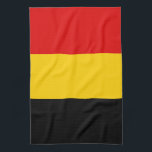 Belgium flag kitchen towel<br><div class="desc">An ideal gift for all those who are patriotic of their country!</div>