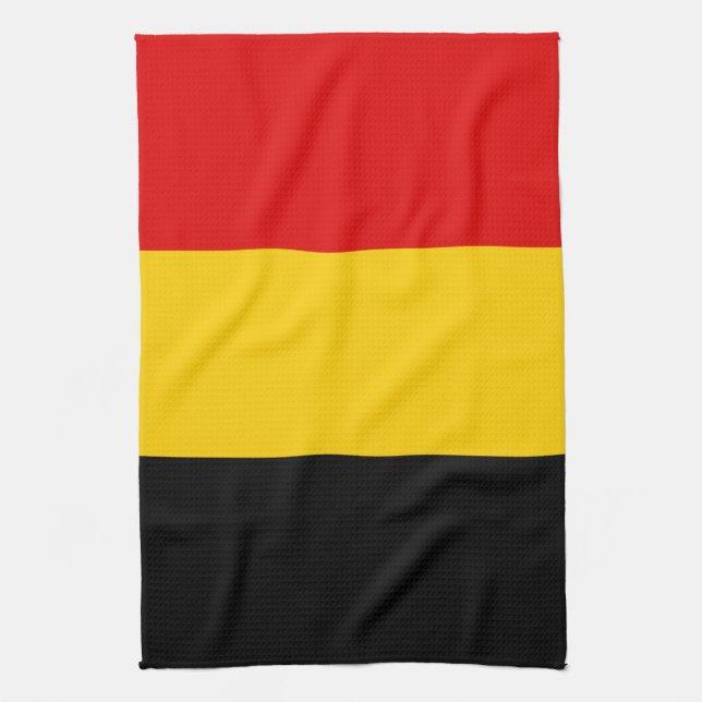 Belgium flag kitchen towel (Vertical)