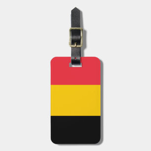 Belgium Flag Luggage Tag