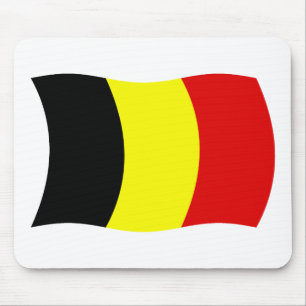 Belgium Flag Mousepad