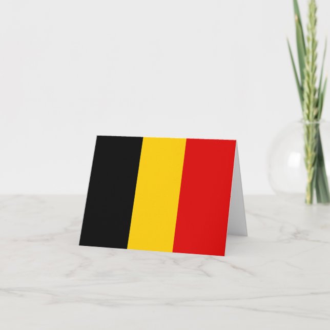 Belgium flag note card (Front)