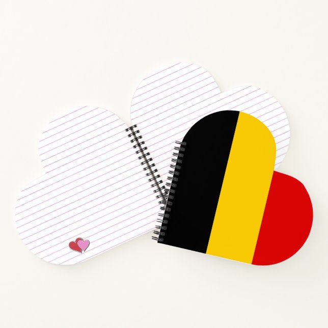 Belgium flag notebook (Inside)