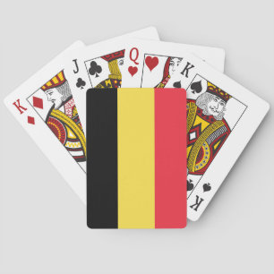 Belgium Flag Playing Cards