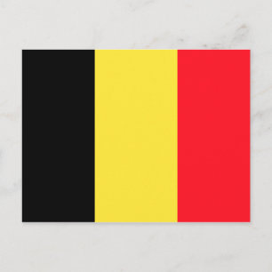 BELGIUM FLAG POSTCARD
