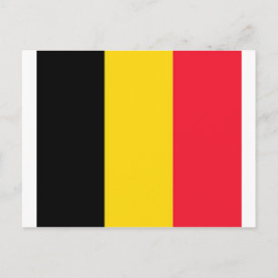Belgium Flag Postcard