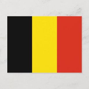 Belgium Flag Postcard