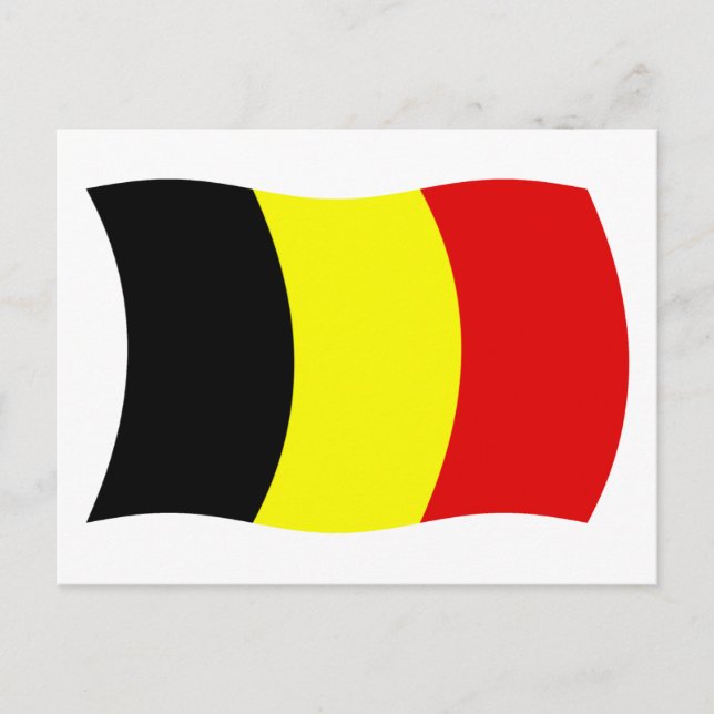 Belgium Flag Postcard (Front)