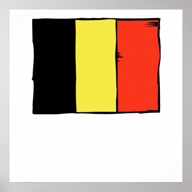 Belgium Flag Poster (Front)