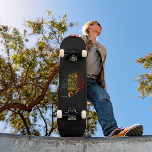Belgium Flag Skateboard (Outdoor 1)