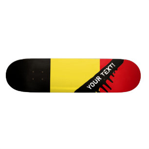 Belgium Flag Skateboard