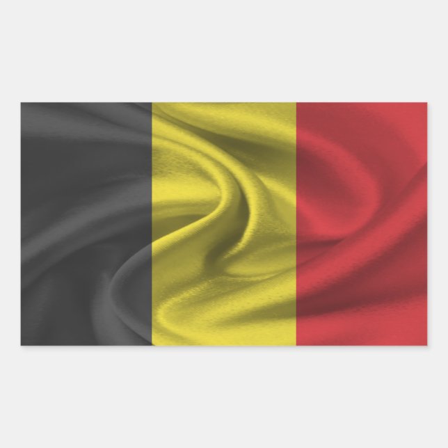 Belgium Flag Sticker (Front)