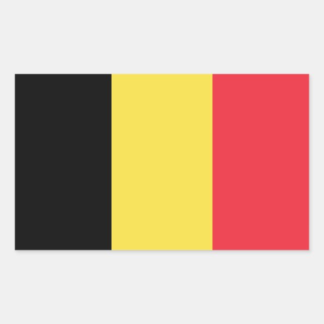 Belgium Flag Sticker (Front)