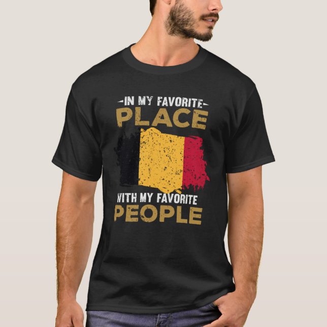 Belgium flag T-Shirt (Front)
