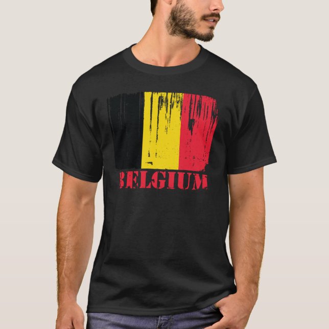 Belgium Flag T-Shirt (Front)