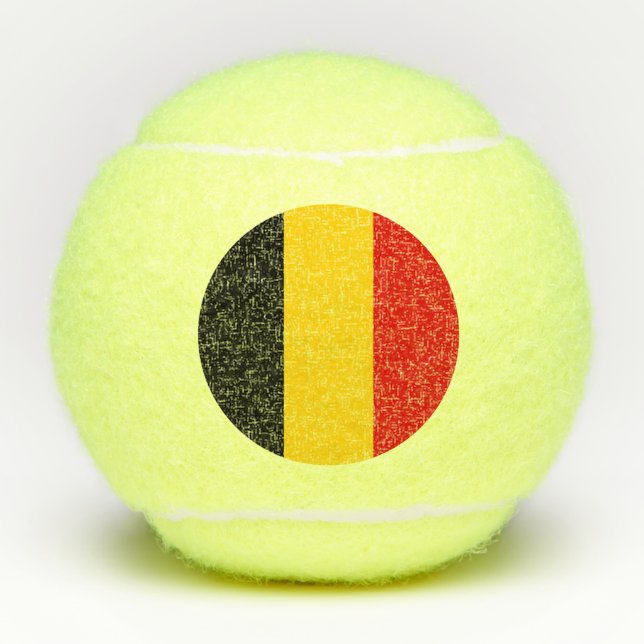 Belgium Flag Tennis Balls (Front)