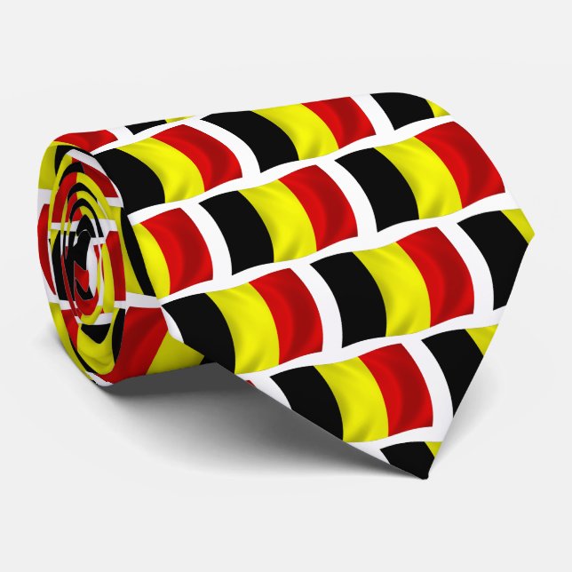 Belgium Flag Tie (Rolled)