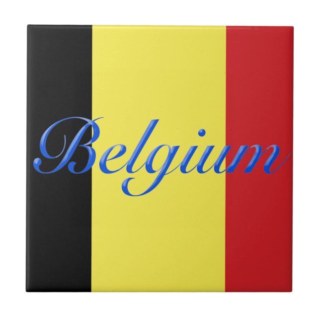 Belgium flag tile (Front)