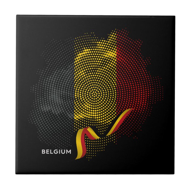 Belgium flag tile (Front)