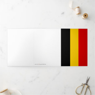 Belgium flag Tri-Fold card