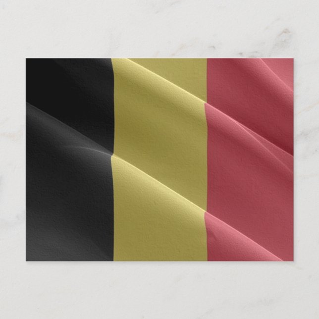 Belgium - Flag Waving - Postcard (Front)