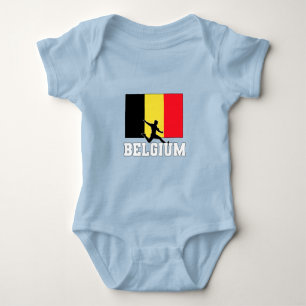 Belgium Football Soccer National Team Baby Bodysuit