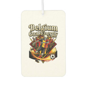 Belgium Goal Energy Skeleton Striker Nations Bold Air Freshener