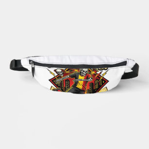Belgium Goal Energy Skeleton Striker Nations Bold Fanny Pack