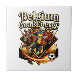 Belgium Goal Energy Skeleton Striker Nations Bold Tile