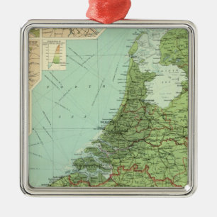 Belgium & Holland Metal Ornament