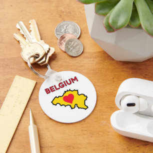 Belgium Keychain