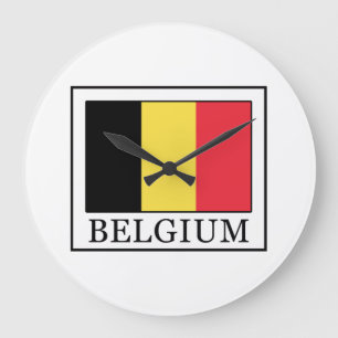 Belgium Large Clock