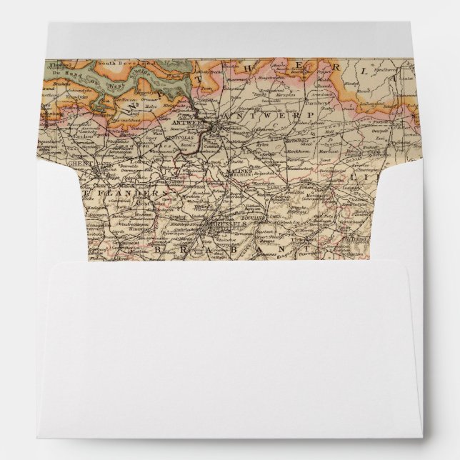 Belgium, Luxemburg Envelope (Back (Bottom))