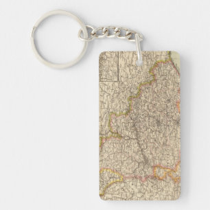 Belgium, Luxemburg Keychain