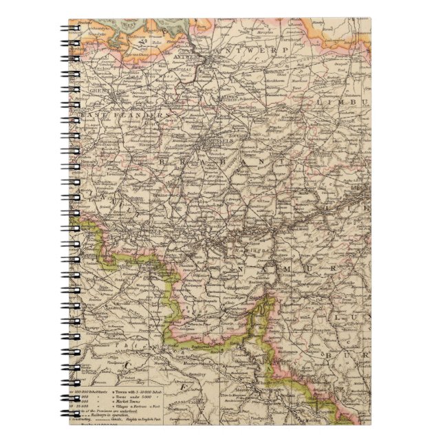 Belgium, Luxemburg Notebook (Front)