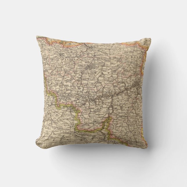 Belgium, Luxemburg Throw Pillow (Front)