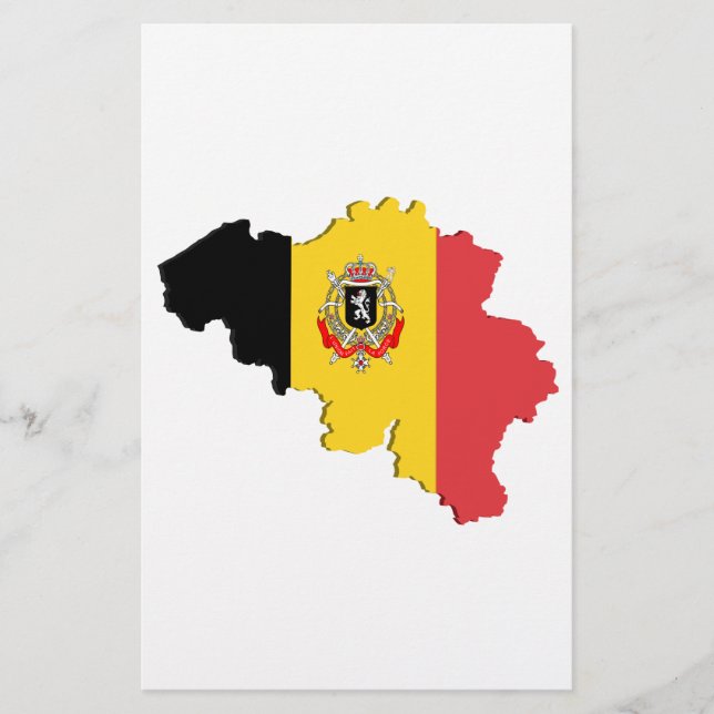 Belgium map flyer (Front)