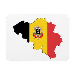Belgium map magnet