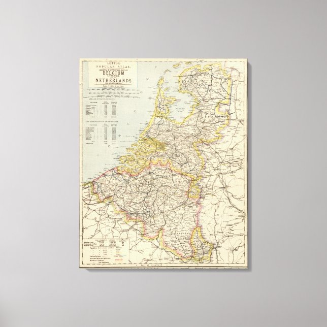 Belgium, Netherlands Canvas Print (Front)