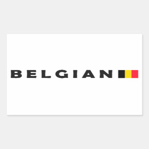 Belgium patriot design sticker