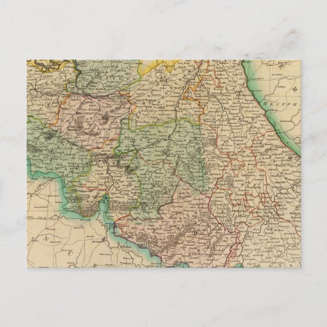 Belgium provinces postcard (Front)