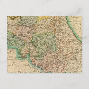 Belgium provinces postcard