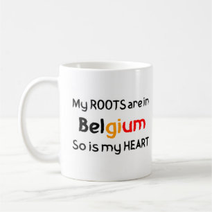 belgium roots coffee mug