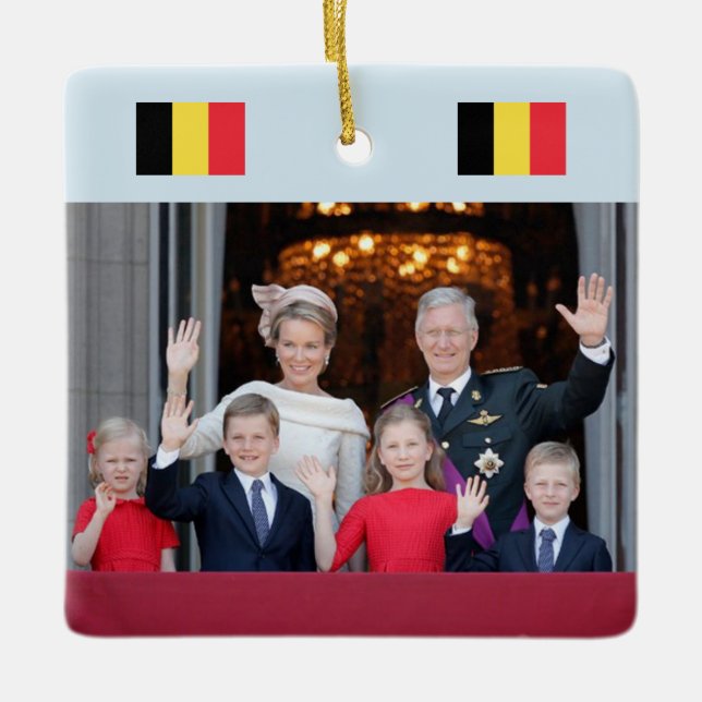 Belgium Royal Christmas Ornament (Front)