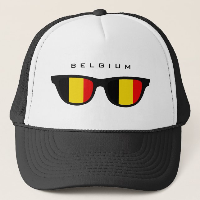 Belgium Shades custom hat (Front)