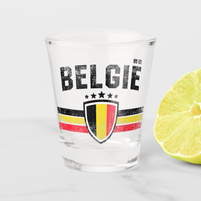 Belgium                                            shot glass (Front)