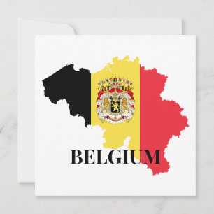 Belgium Silhouette, flag,