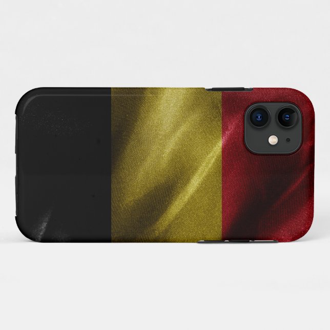 Belgium silk flag Case-Mate iPhone case (Back (Horizontal))