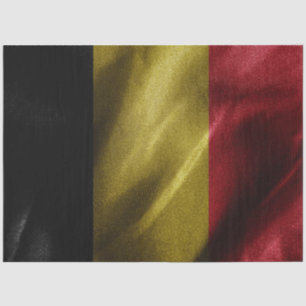 Belgium silk flag tissue paper