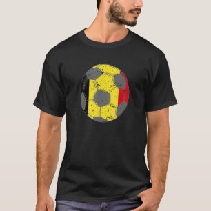 Belgium Soccer   Belgium Flag Football  1 T-Shirt