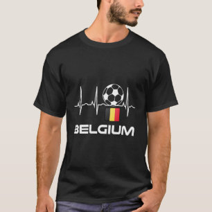 Belgium Soccer Belgium Flag Soccer T-Shirt